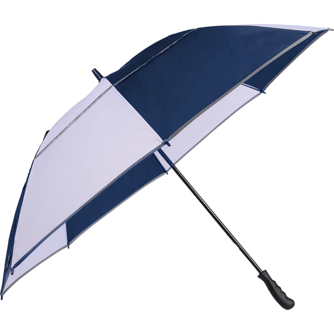 62" RPET Golf Umbrella w/ Reflective Trim - 5050-09 Blue