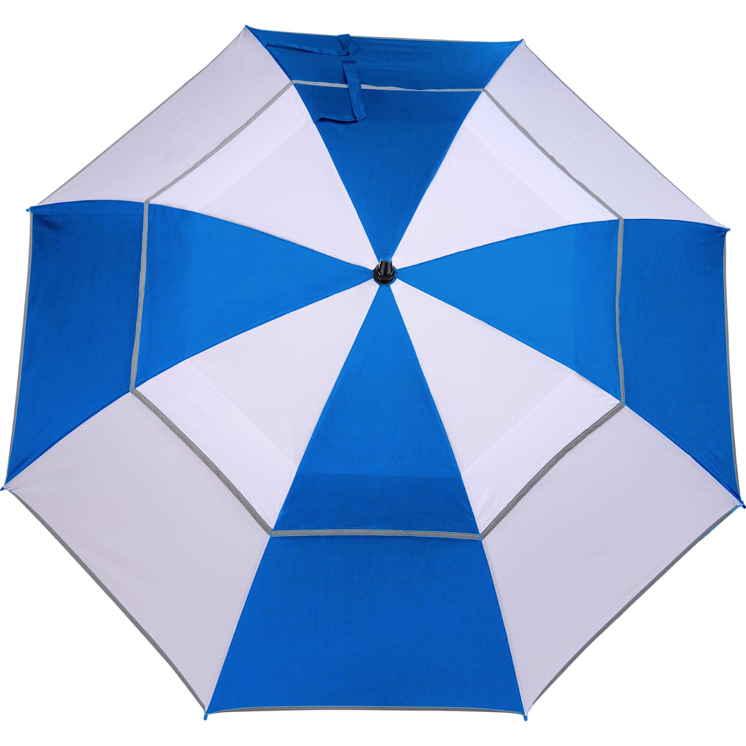 62" RPET Golf Umbrella w/ Reflective Trim - 5050-09 Blue