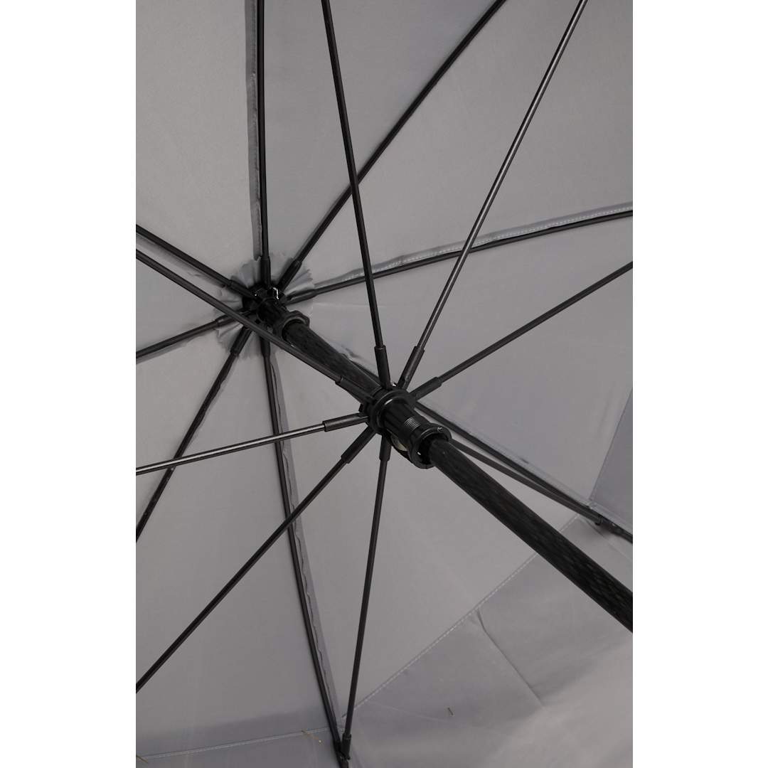 62" RPET Golf Umbrella w/ Reflective Trim - 5050-09 Gray
