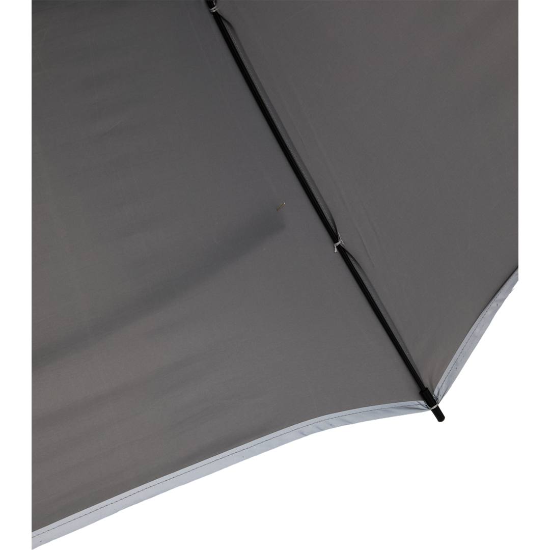 62" RPET Golf Umbrella w/ Reflective Trim - 5050-09 Gray