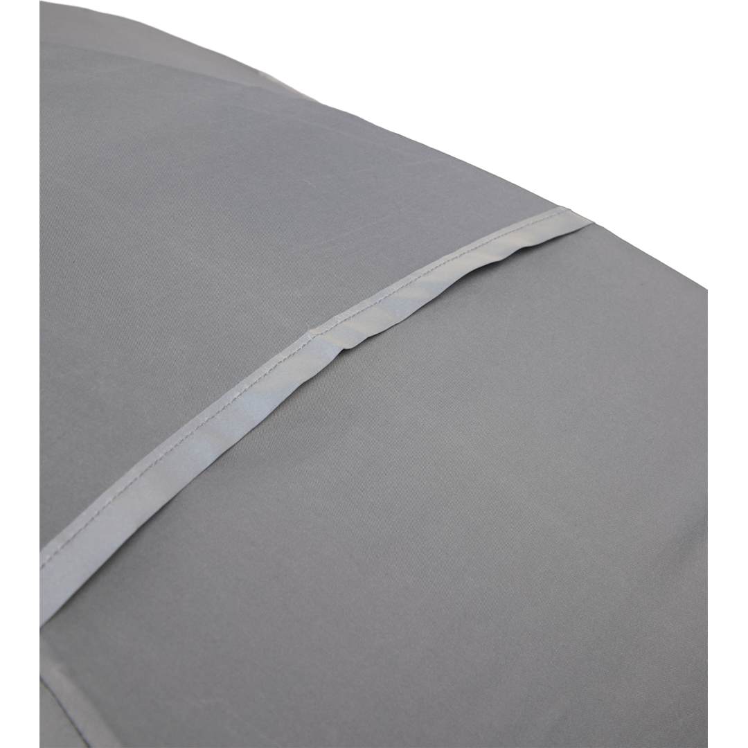 62" RPET Golf Umbrella w/ Reflective Trim - 5050-09 Gray