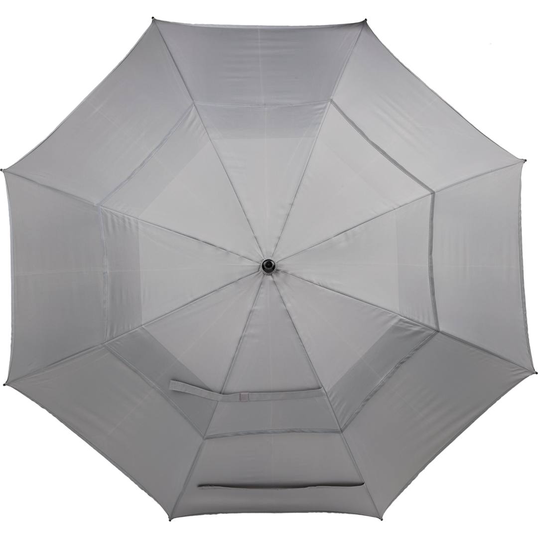 62" RPET Golf Umbrella w/ Reflective Trim - 5050-09 Gray
