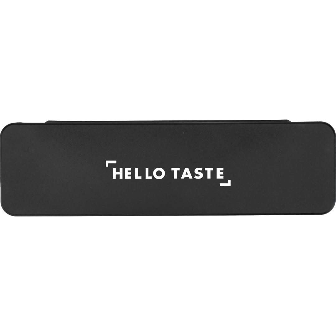 Recycled Plastic Utensil To Go Set - SM-2252 Black