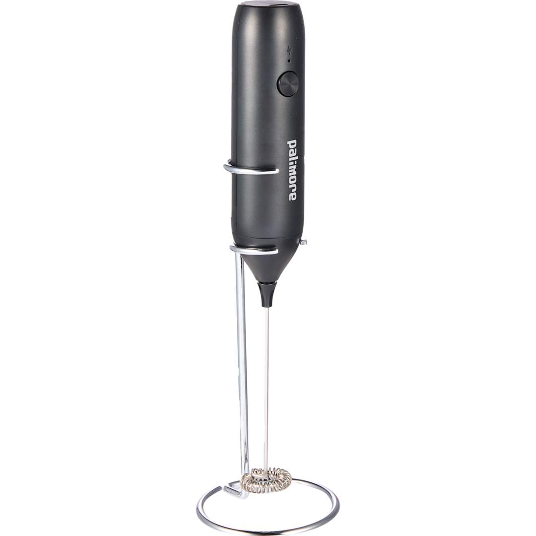 Rechargeable Handheld Milk Frother with Stand - 1032-51 Black