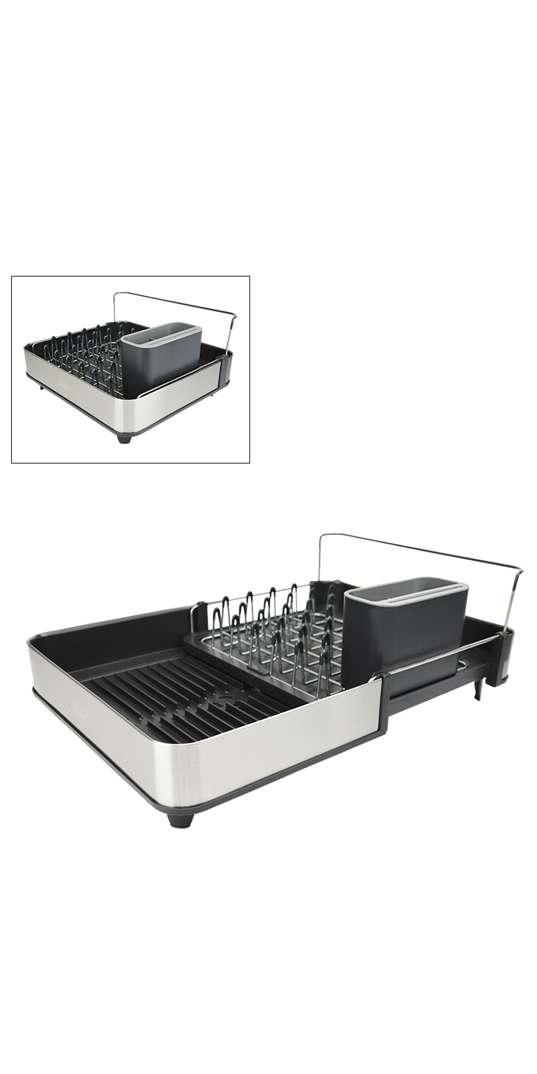 Joseph Joseph Égouttoir à vaisselle extensible Joseph Joseph® - JJ011 Stainless