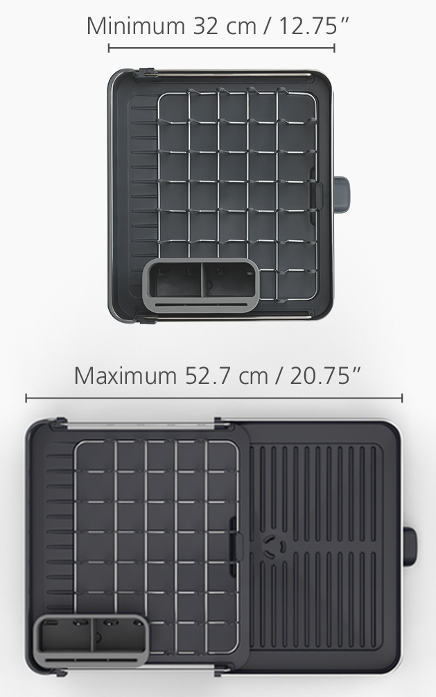 Joseph Joseph Égouttoir à vaisselle extensible Joseph Joseph® - JJ011 Stainless