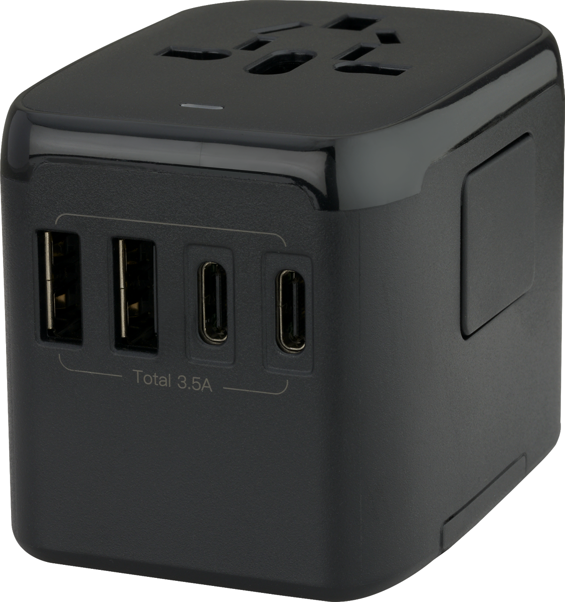 Travel Adapter Max 18W - EL214 Black