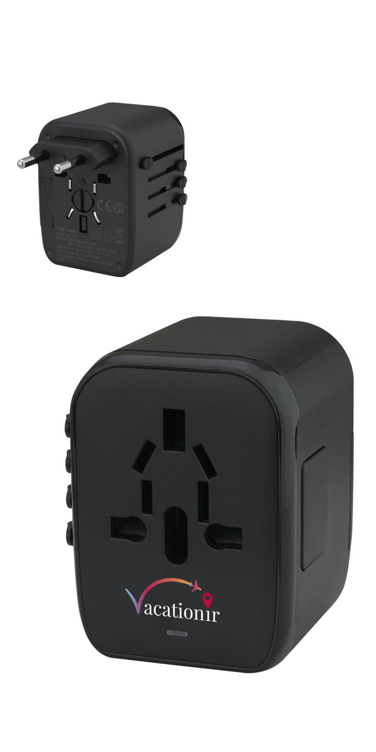 Travel Adapter Max 18W - EL214 Black