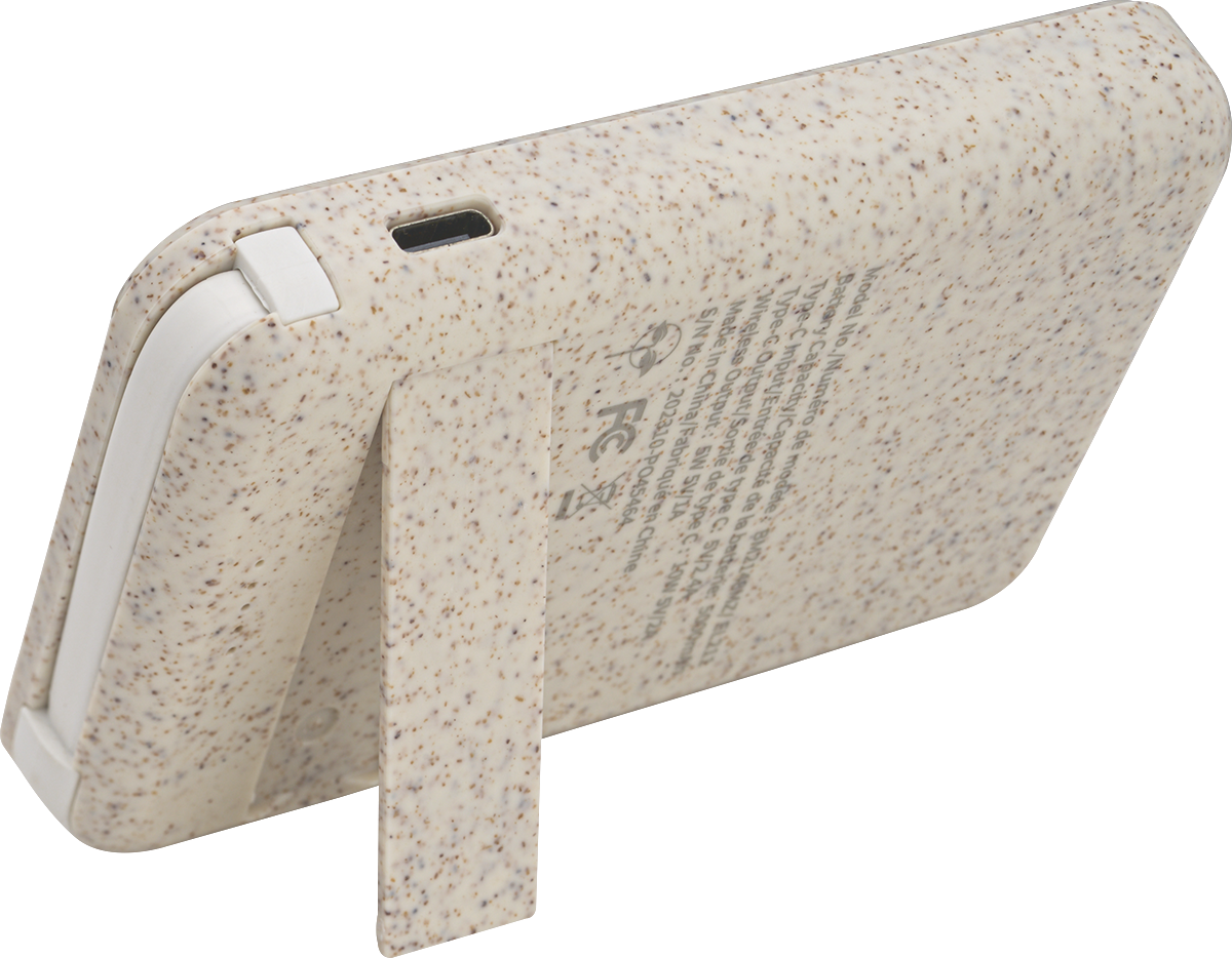 EarthTrendz EarthTrendz™ Magnetic Wireless Power Bank - EL211 Beige