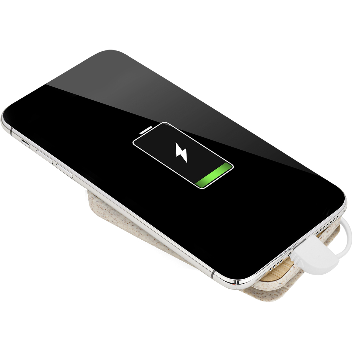 EarthTrendz EarthTrendz™ Magnetic Wireless Power Bank - EL211 Beige