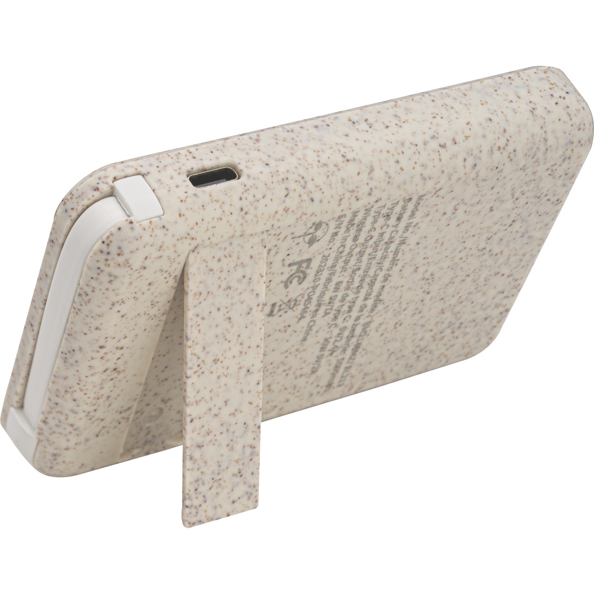 EarthTrendz EarthTrendz™ Magnetic Wireless Power Bank - EL211 Beige