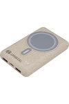 EarthTrendz EarthTrendz™ Solar / Magnetic Wireless Power Bank - EL212 Beige