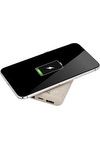 EarthTrendz EarthTrendz™ Solar / Magnetic Wireless Power Bank - EL212 Beige
