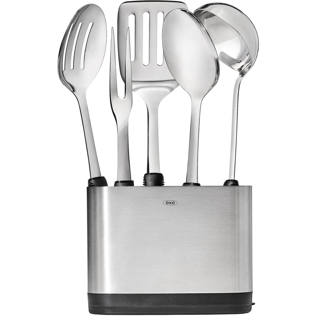 OXO OXO 6-piece Kitchen Tool Set - 1990-11 Silver