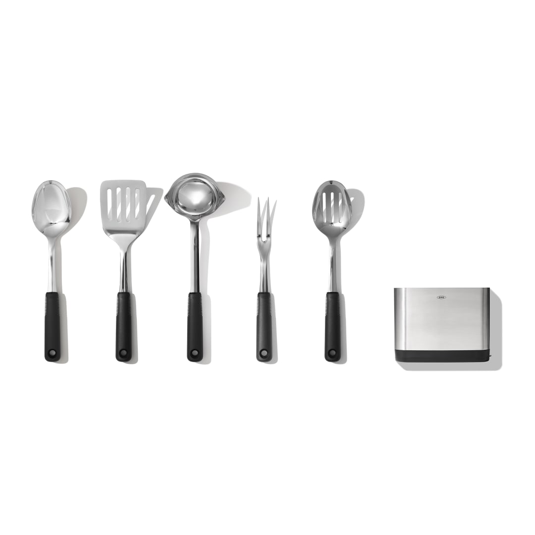 OXO OXO 6-piece Kitchen Tool Set - 1990-11 Silver
