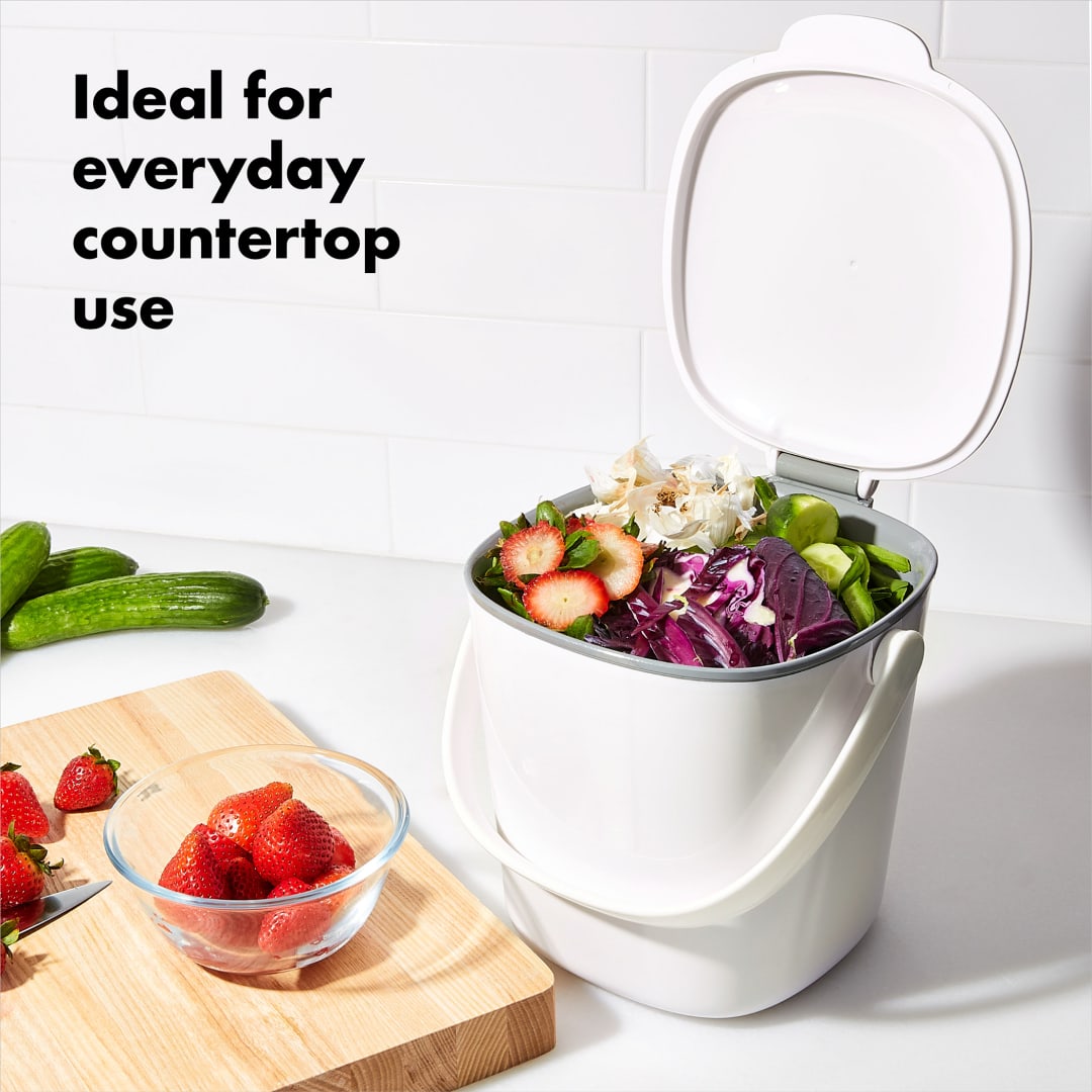OXO OXO Easy-Clean Compost Bin - 1990-12 White