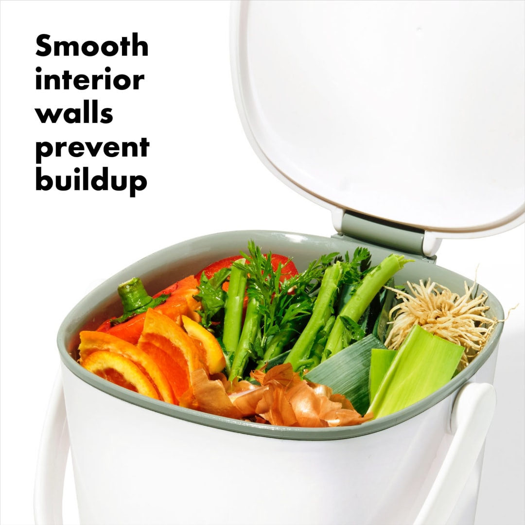 OXO OXO Easy-Clean Compost Bin - 1990-12 White