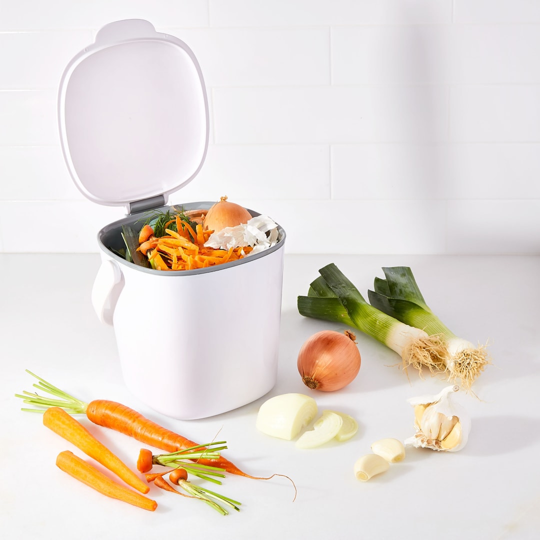 OXO OXO Easy-Clean Compost Bin - 1990-12 White