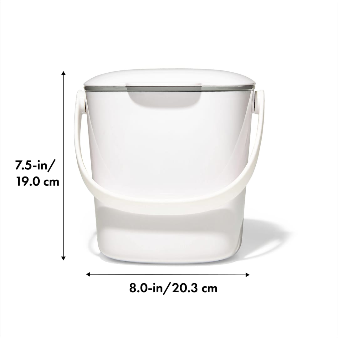 OXO OXO Easy-Clean Compost Bin - 1990-12 White