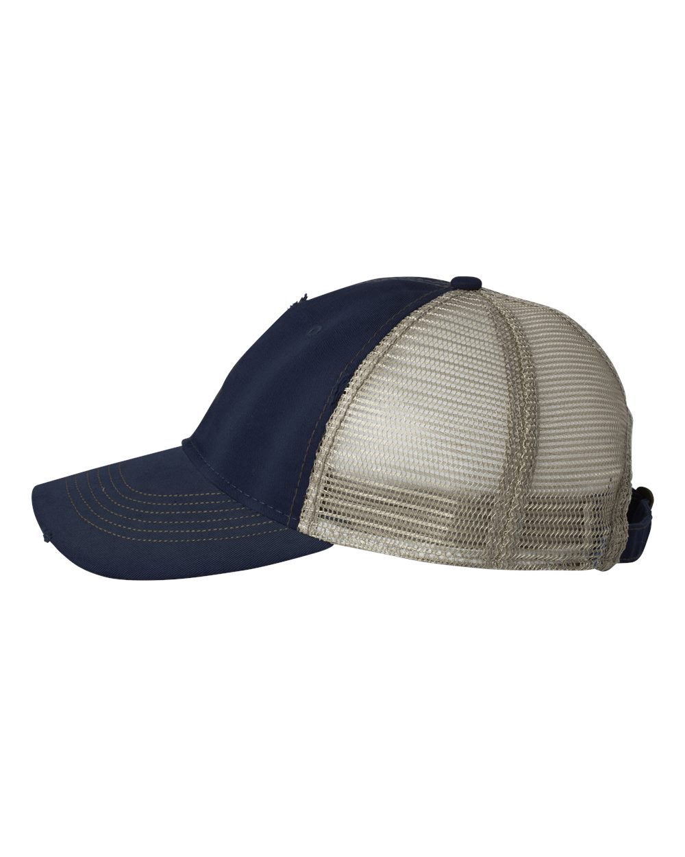 Valucap Bounty Dirty-Washed Mesh-Back Cap - 3150 - 3150S Navy- Khaki