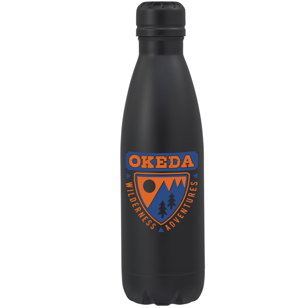 Copper Vacuum Insulated Bottle 17oz - 1624-74 Black
