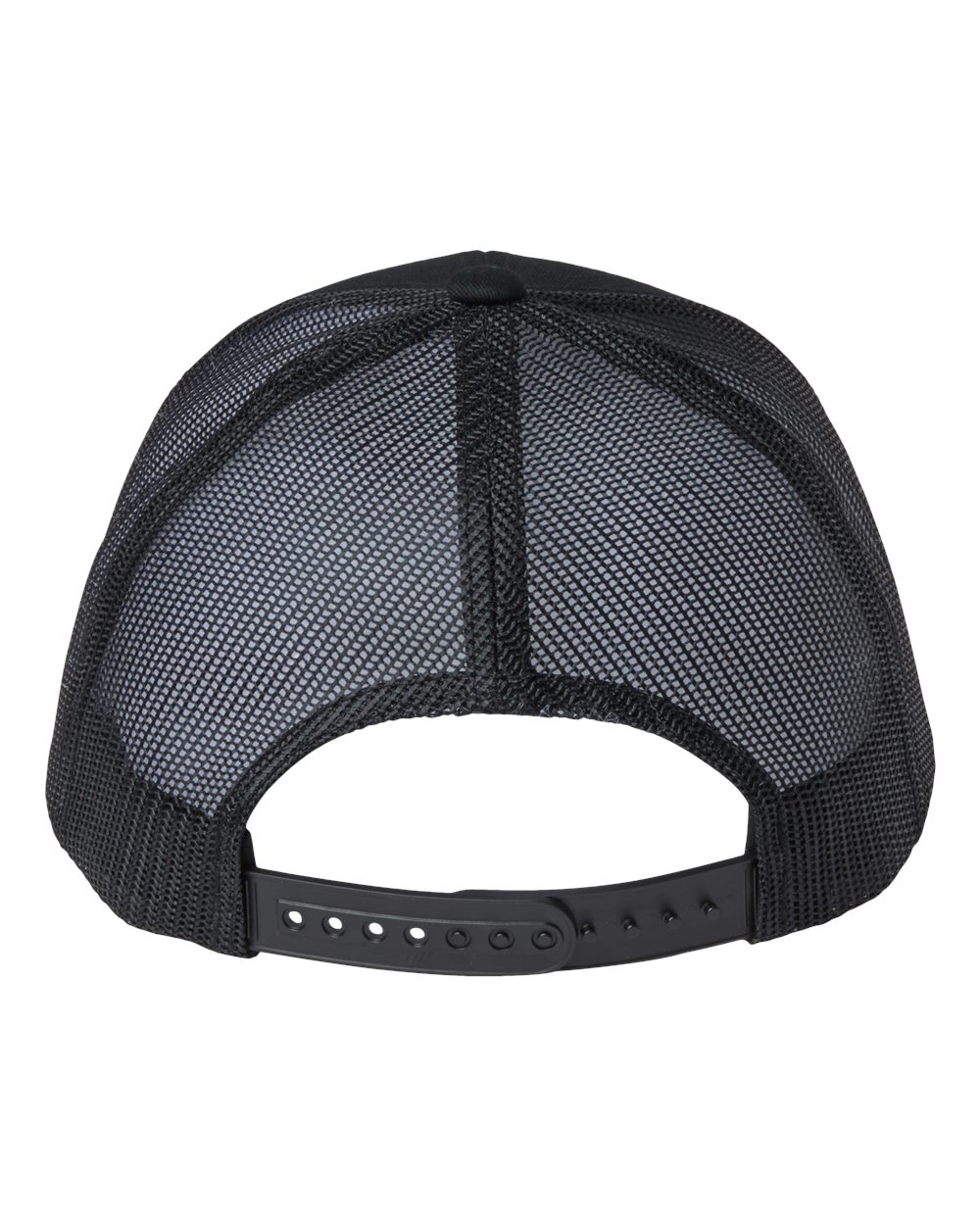 YP Classics Sustainable Retro Trucker Cap - 6606R Black