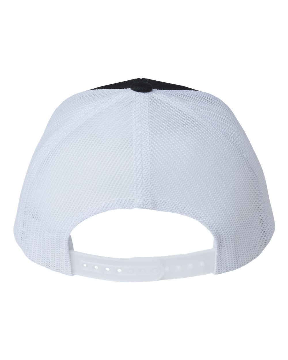 YP Classics Sustainable Retro Trucker Cap - 6606R Black- White