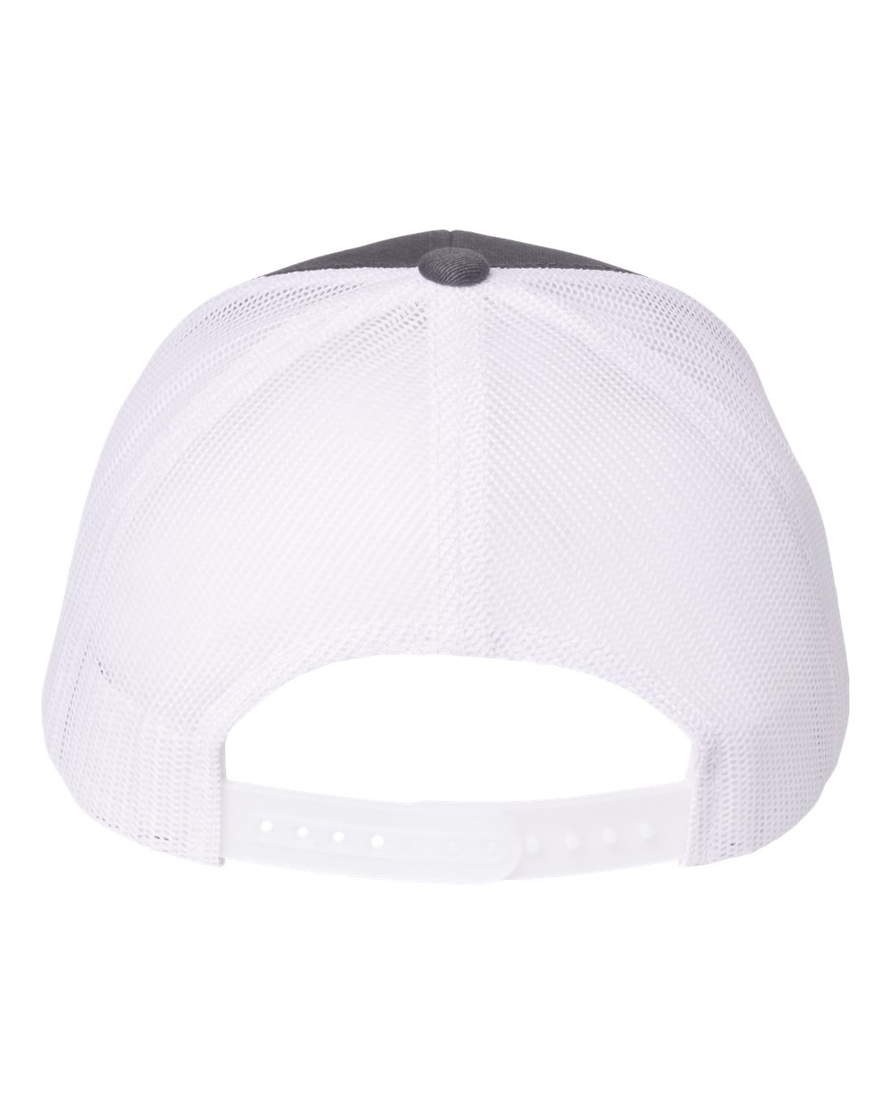 YP Classics Sustainable Retro Trucker Cap - 6606R Charcoal- White