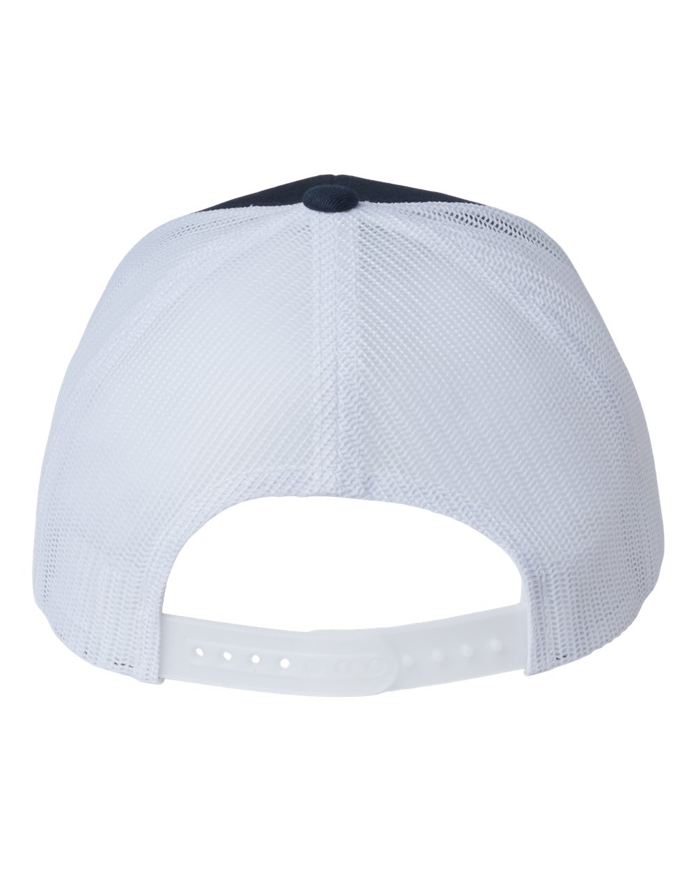 YP Classics Sustainable Retro Trucker Cap - 6606R Navy- White