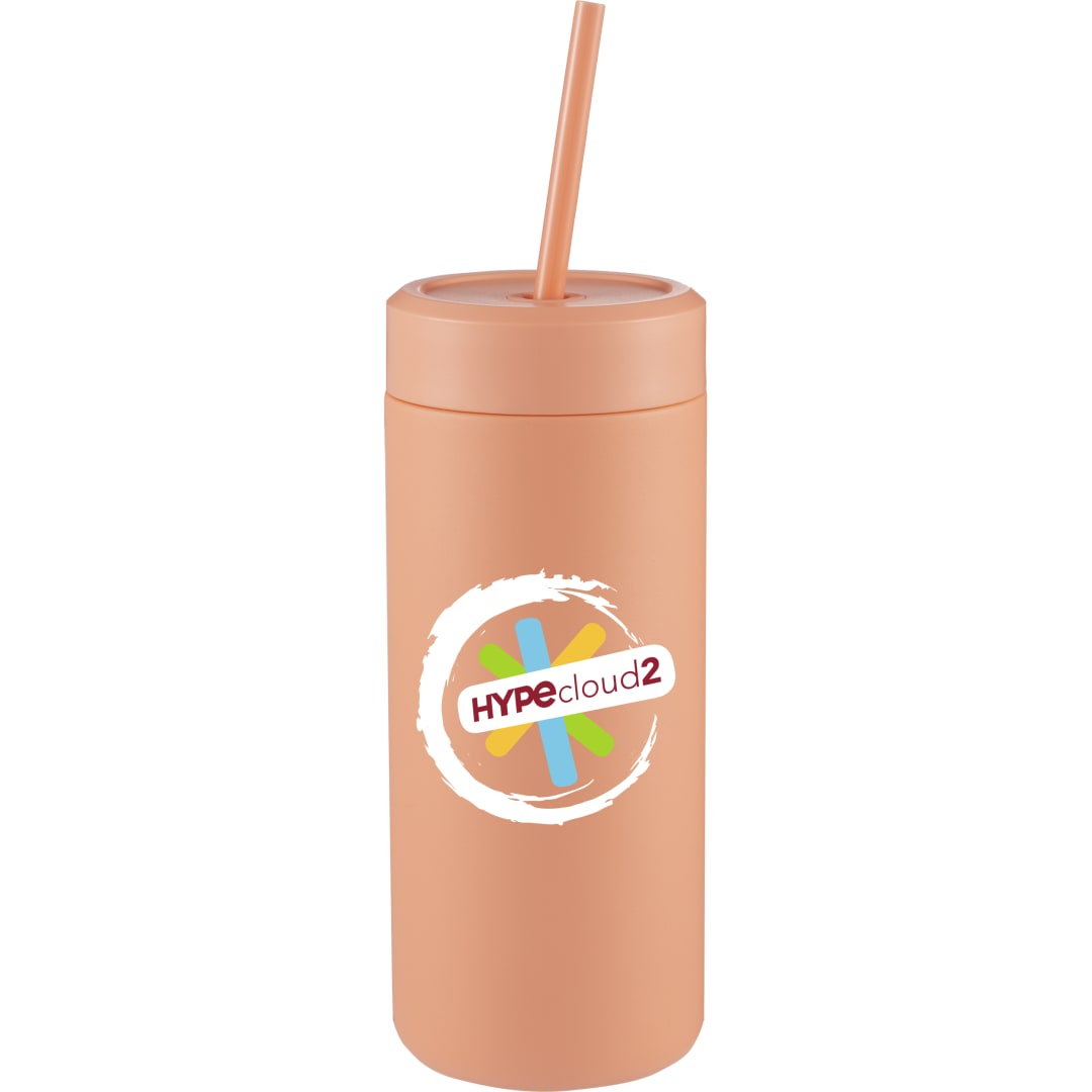 Sol Tonal Straw Tumbler 20oz - 1602-07 Orange
