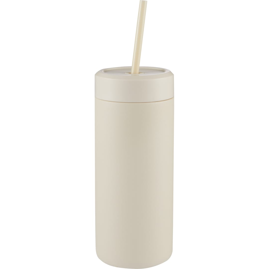 Sol Tonal Straw Tumbler 20oz - 1602-07 White