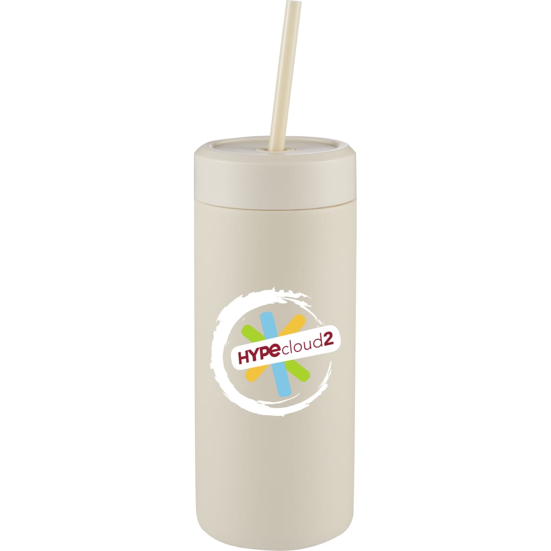 Sol Tonal Straw Tumbler 20oz - 1602-07 White