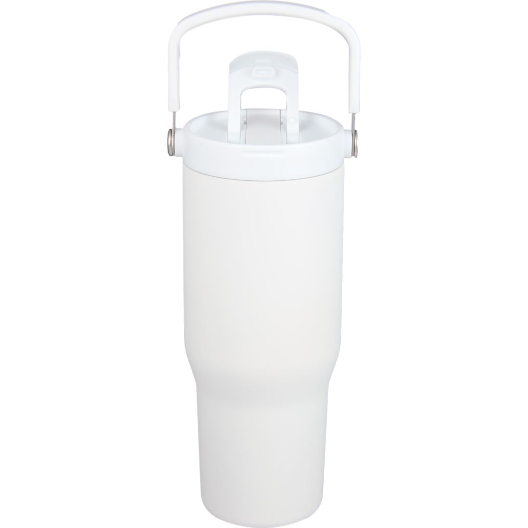 Carnival Recycled Sip Or Swig Tumbler 30oz - 1602-08 White