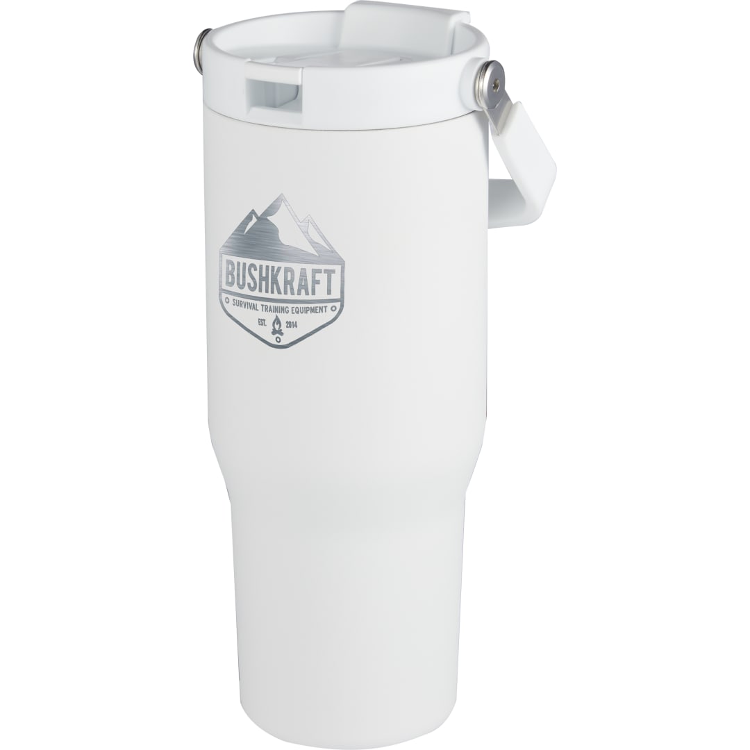 Carnival Recycled Sip Or Swig Tumbler 30oz - 1602-08 White