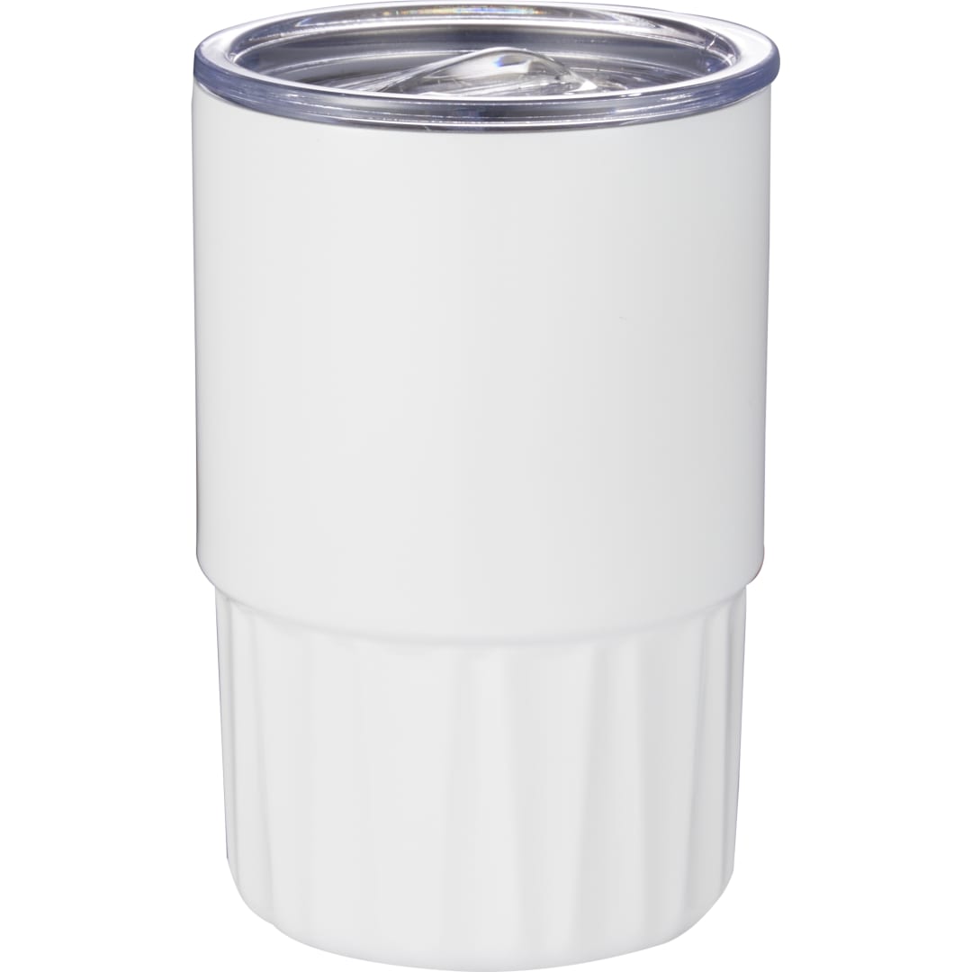 Elite Geometry Recycled Stainless Tumbler 16oz - 1602-09 White