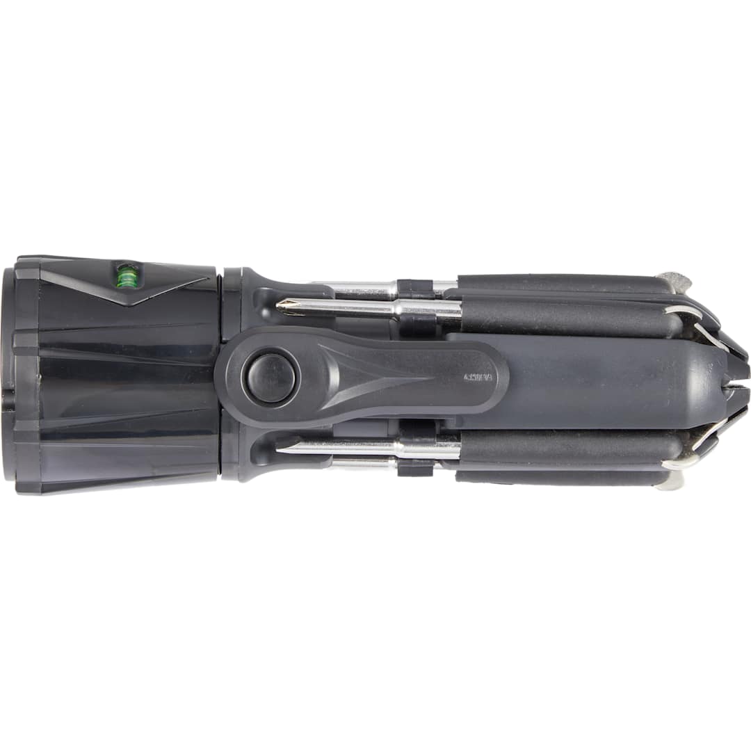 Recycled Spidey 10-in-1 Screwdriver Flashlight - 1401-33 Black