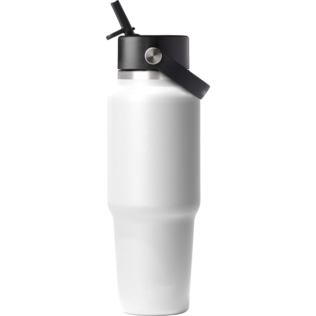 Hydro Flask Hydro Flask® Travel Bottle w/ Flex Straw Cap 32oz - 1601-82 White