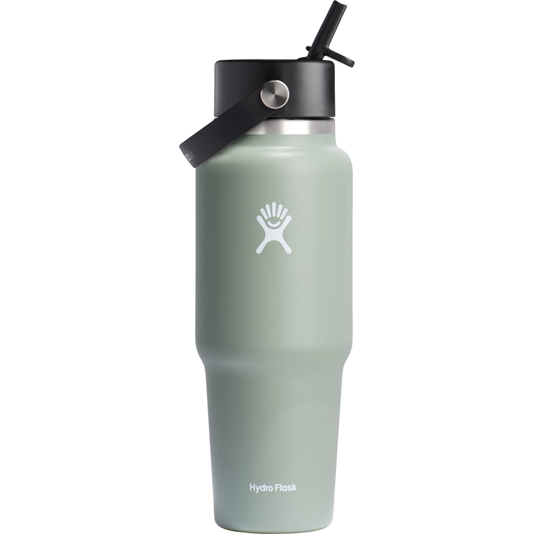 Hydro Flask Hydro Flask® Travel Bottle w/ Flex Straw Cap 32oz - 1601-82 Green