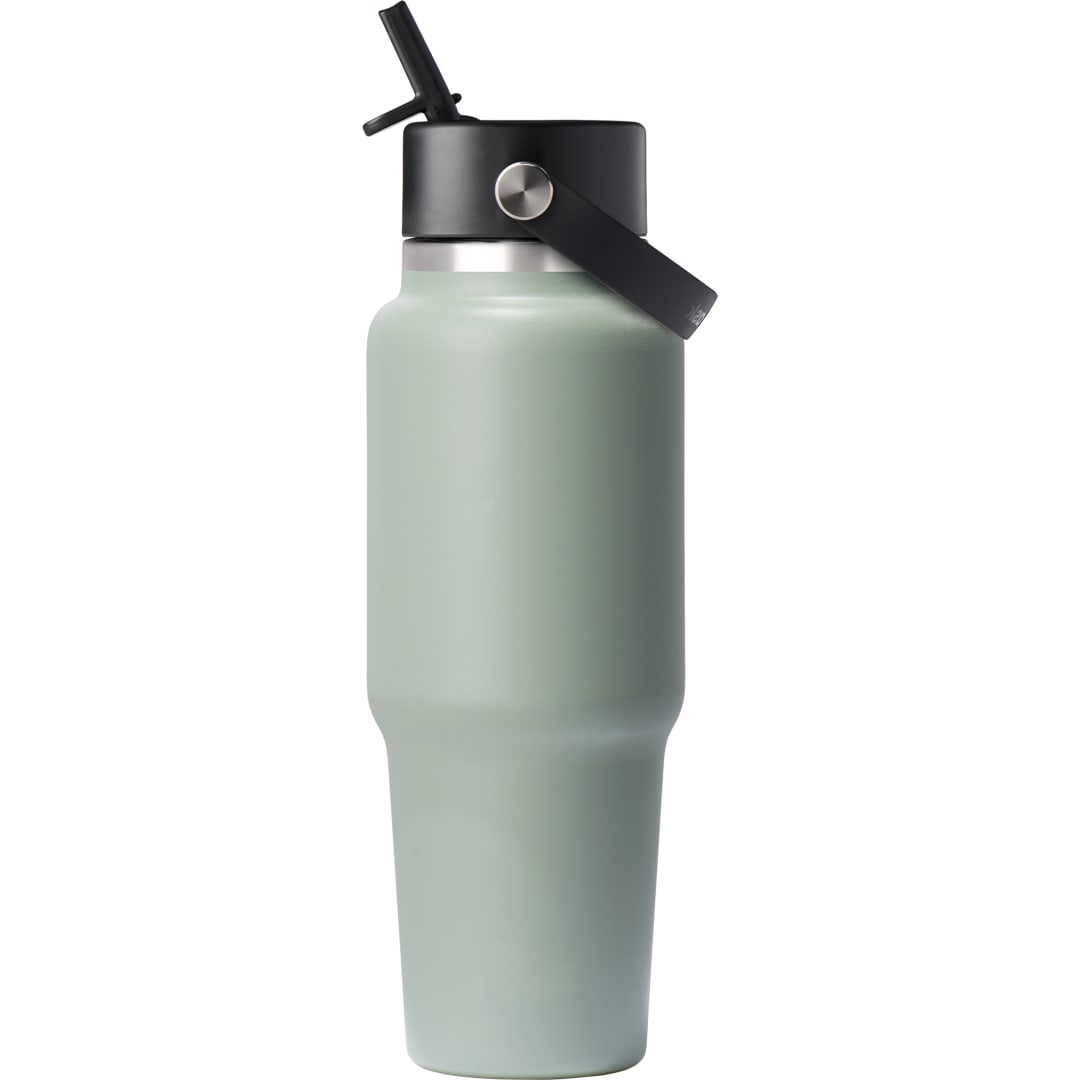 Hydro Flask Hydro Flask® Travel Bottle w/ Flex Straw Cap 32oz - 1601-82 Green