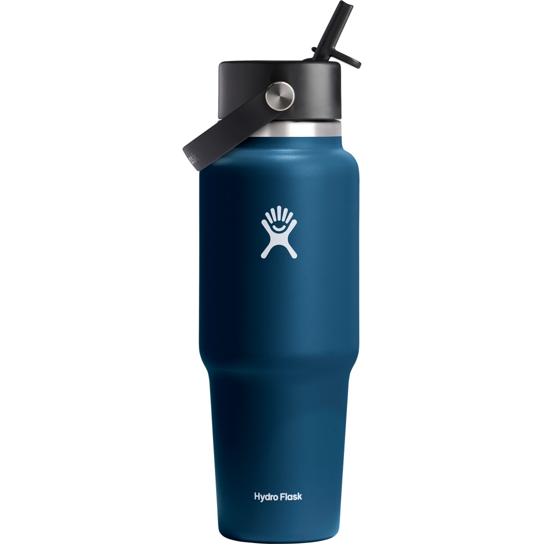 Hydro Flask Hydro Flask® Travel Bottle w/ Flex Straw Cap 32oz - 1601-82 Blue
