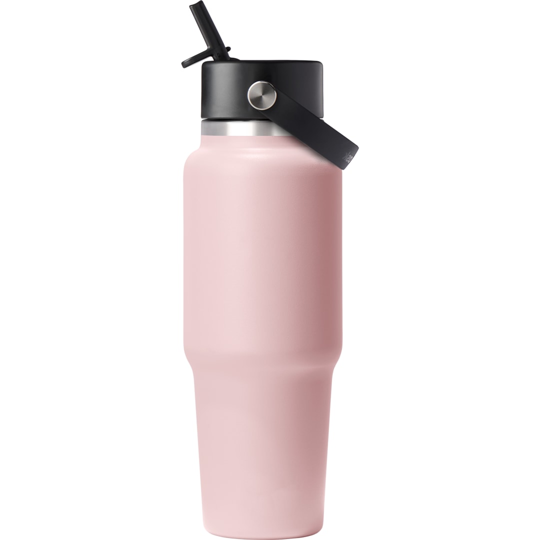 Hydro Flask Hydro Flask® Travel Bottle w/ Flex Straw Cap 32oz - 1601-82 Pink