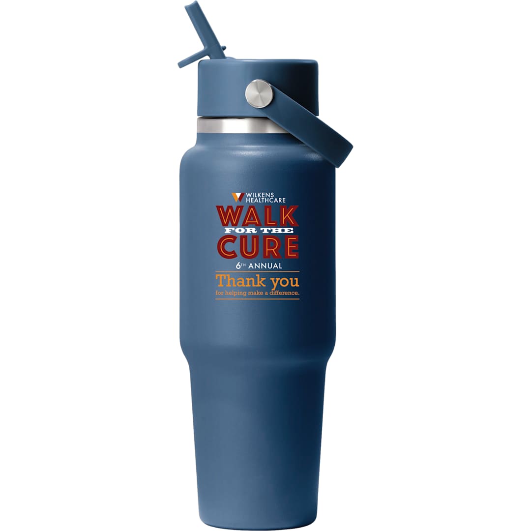 Hydro Flask Hydro Flask® Travel Bottle w/ Flex Straw Cap 32oz - 1601-82 Blue