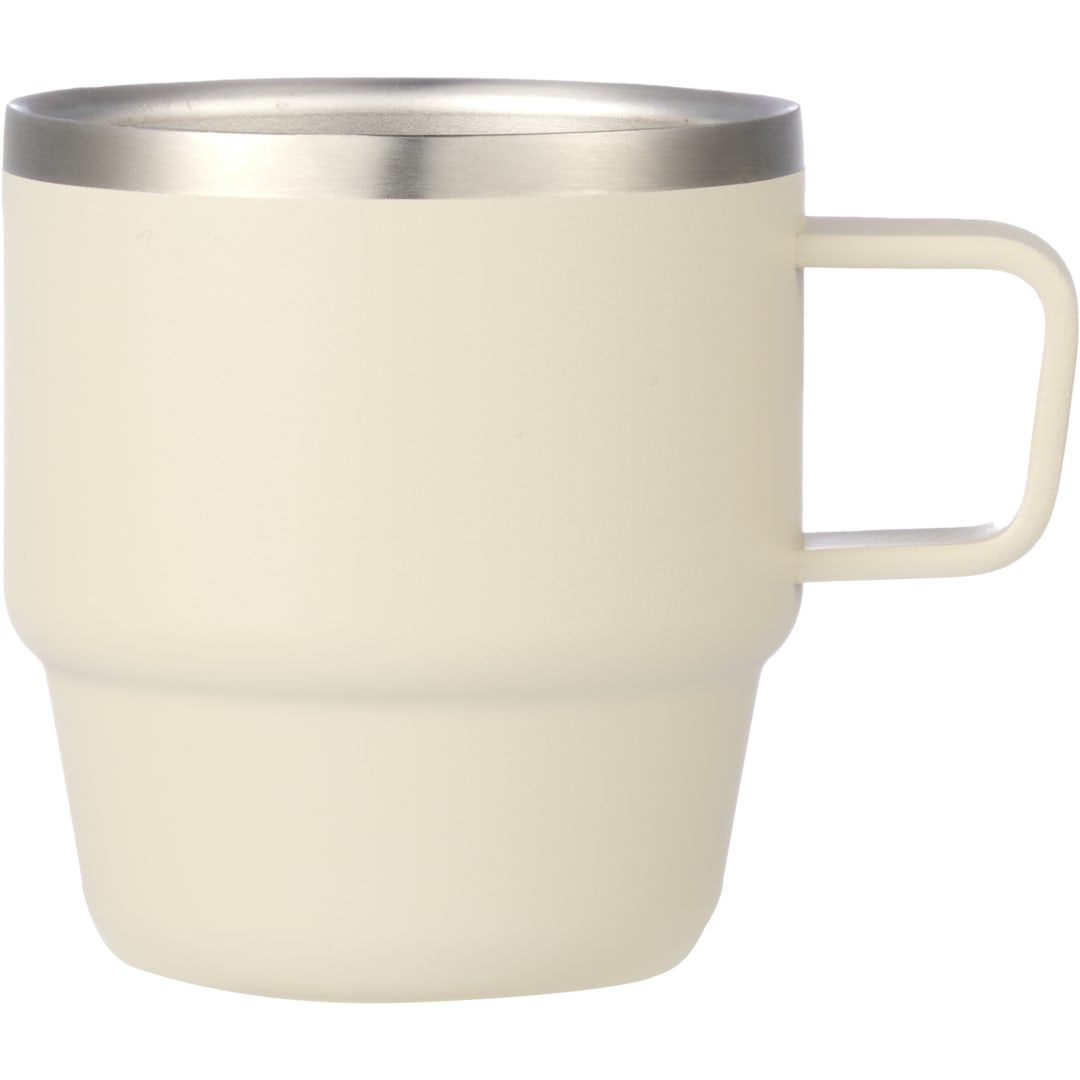 Doppio Stackable Recycled Mug Set 6oz - 1602-12 White