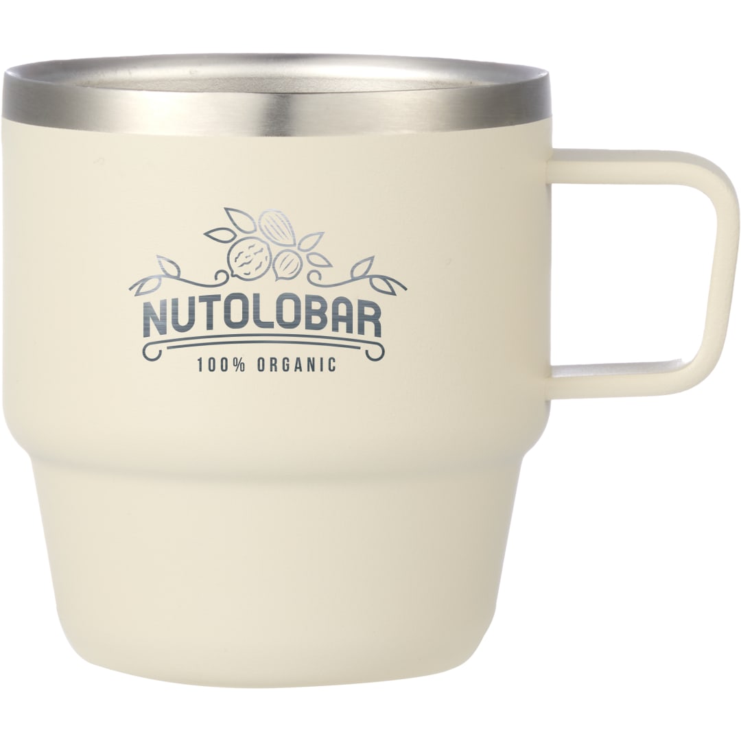 Doppio Stackable Recycled Mug Set 6oz - 1602-12 White