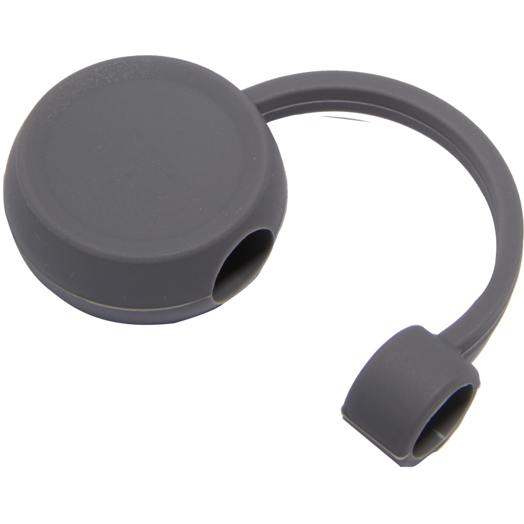 Recycled Silicone Straw Topper - 1602-15 Gray