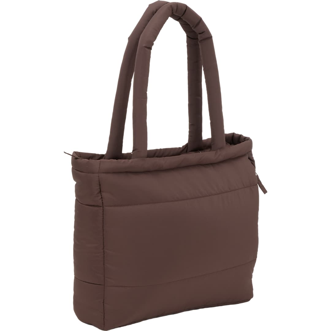 Puffer Recycled 15&quot; Laptop Tote - 2301-56 Brown