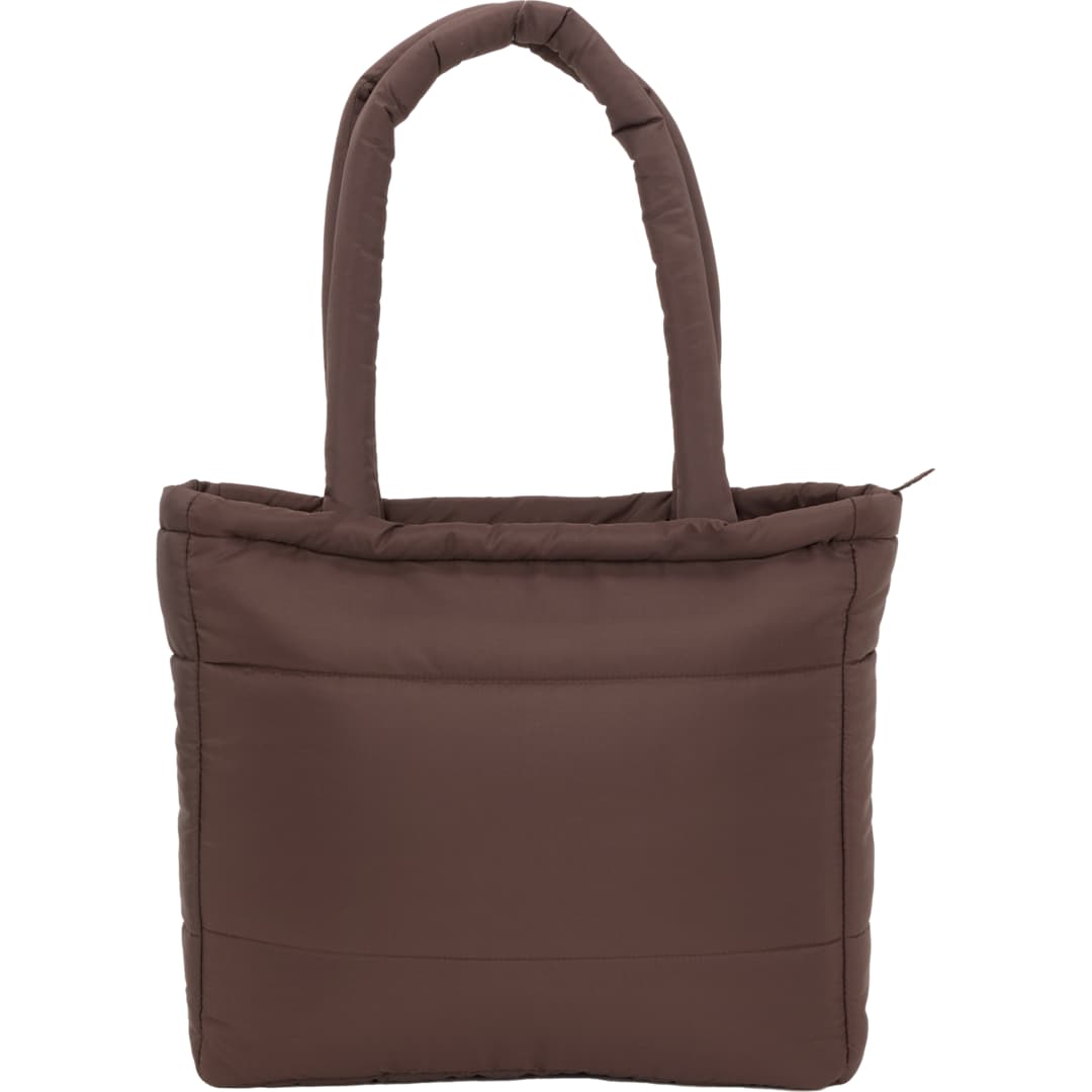 Puffer Recycled 15&quot; Laptop Tote - 2301-56 Brown
