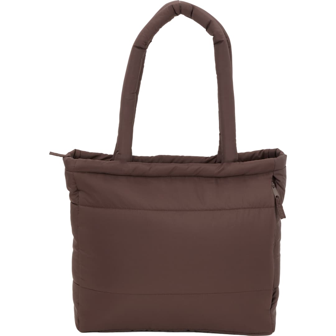 Puffer Recycled 15&quot; Laptop Tote - 2301-56 Brown
