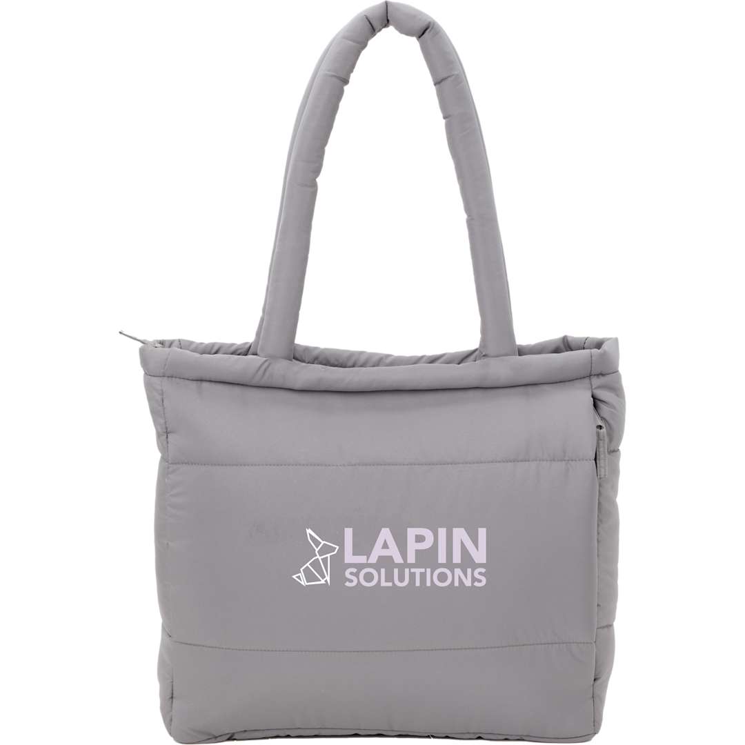 Puffer Recycled 15&quot; Laptop Tote - 2301-56 Gray