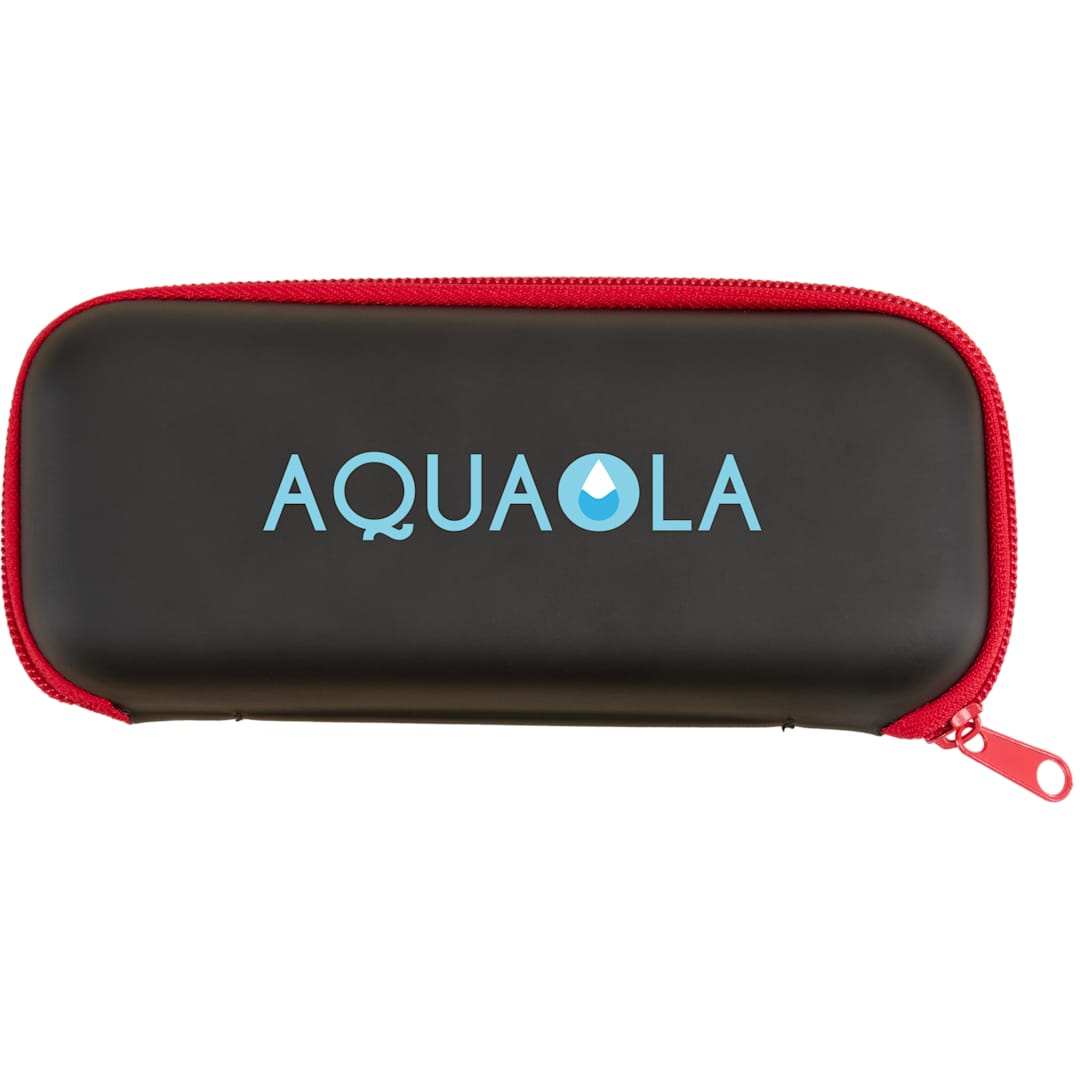 37" Compact Travel Umbrella With Case - 5050-05 Red